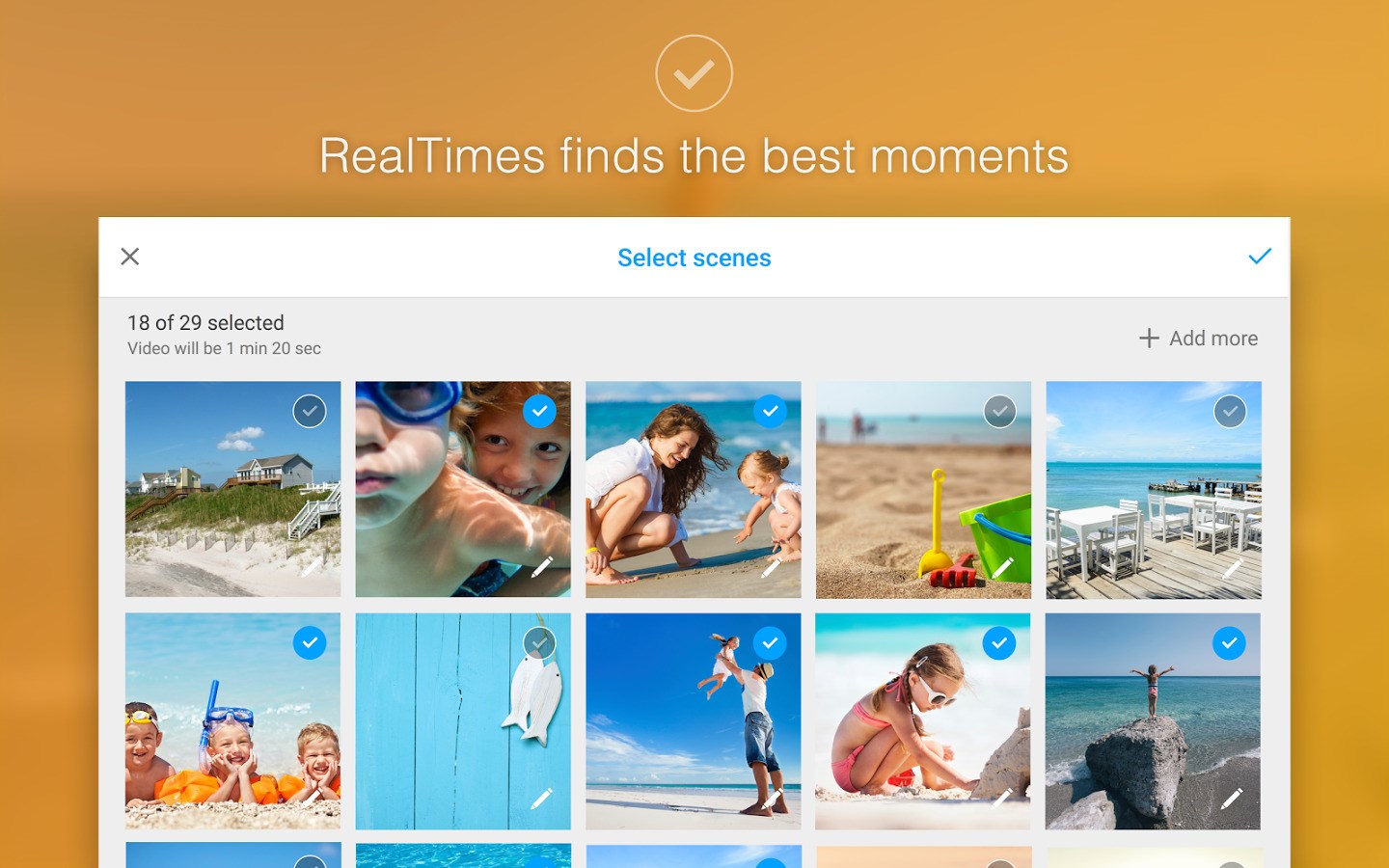 Selected video. Realtime Video. Real Video. REALPLAYER cloud.