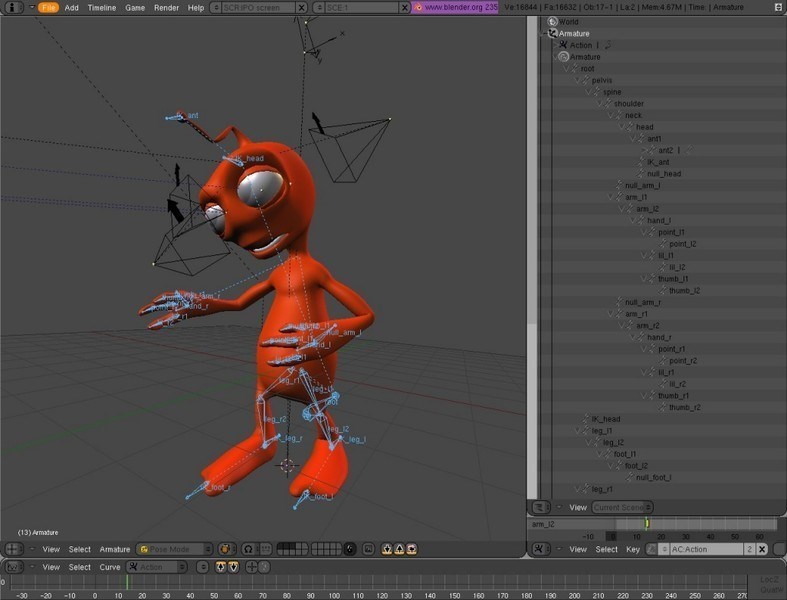 daz animation to blender