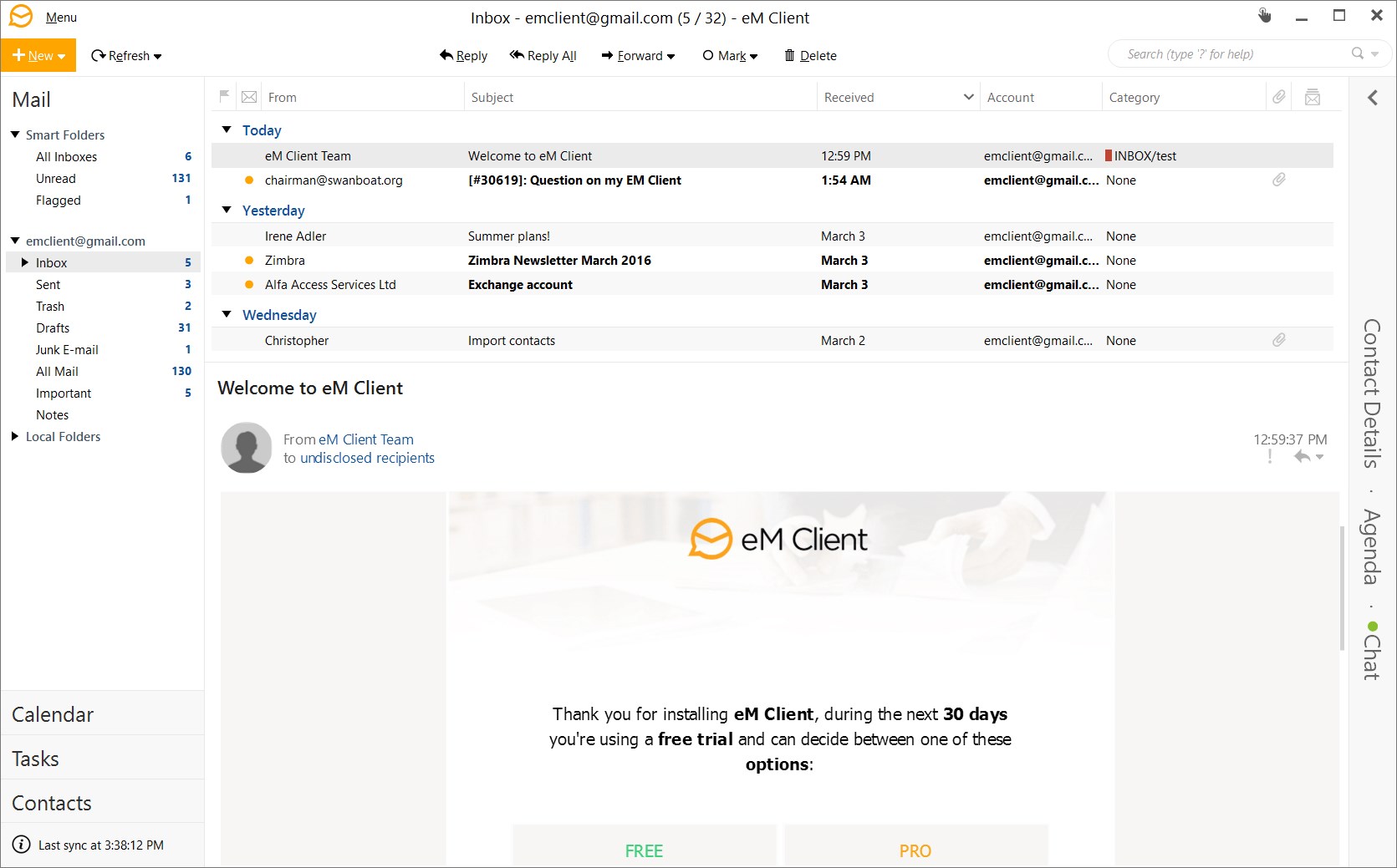 em client vs mailbird lite