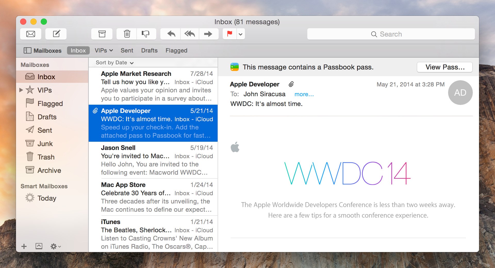 mail app for macbook