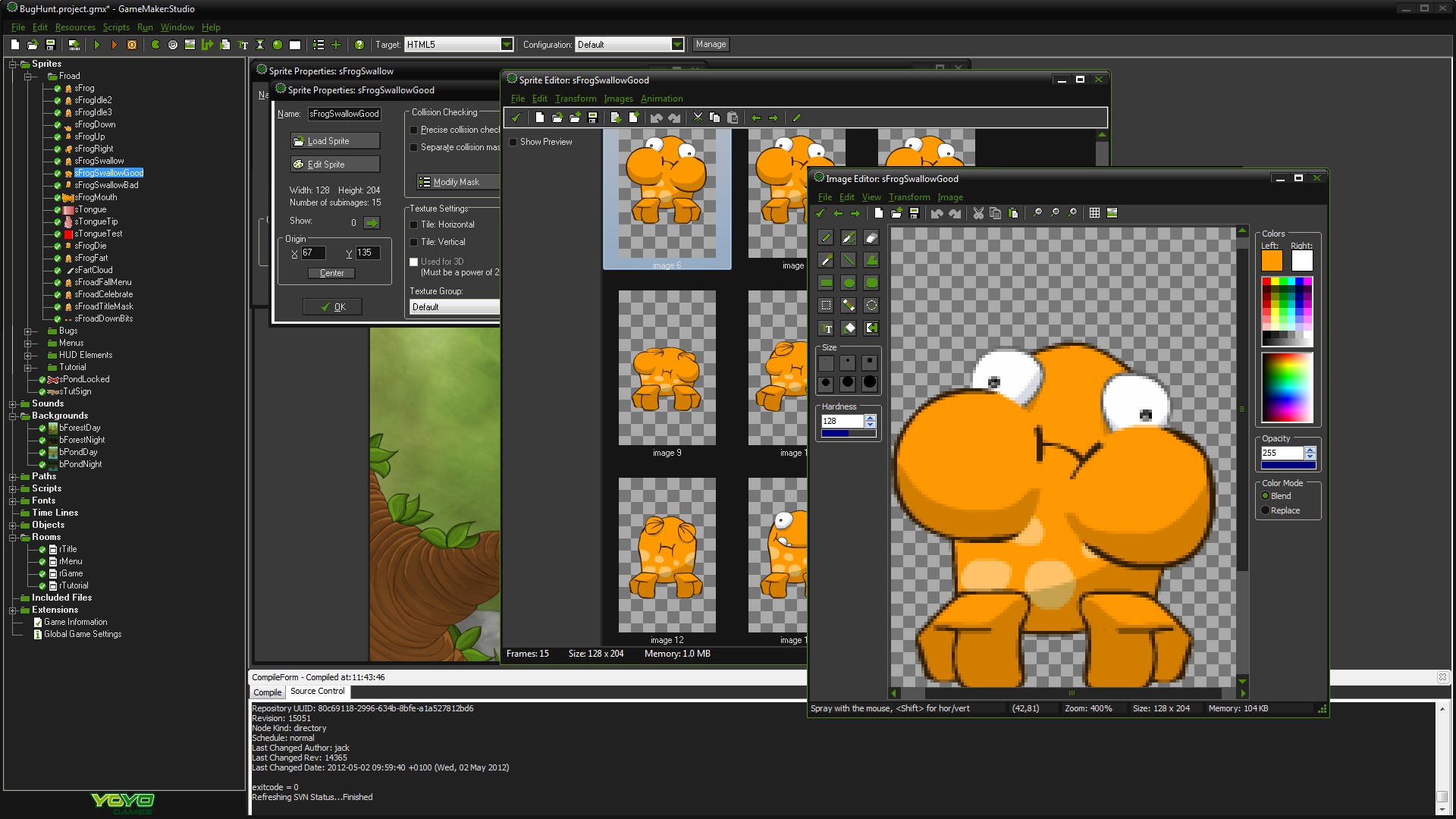 end sprite animation game maker studio 2