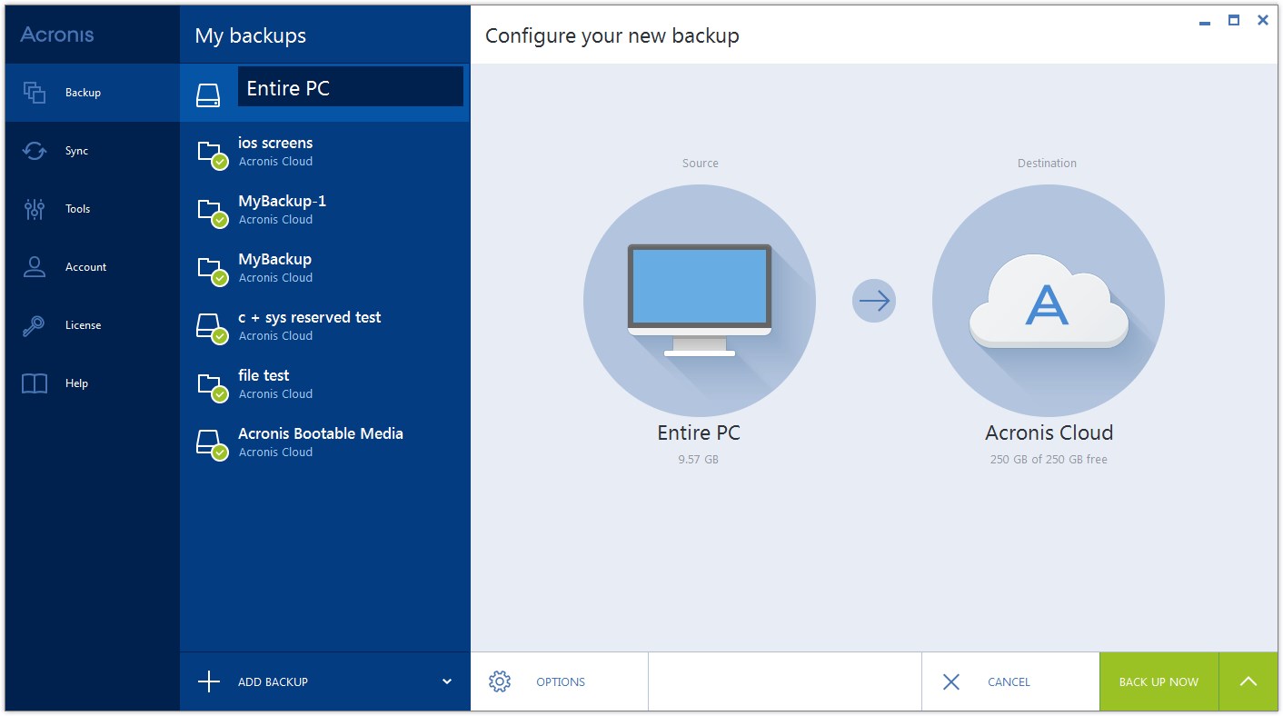 acronis true image clonezilla